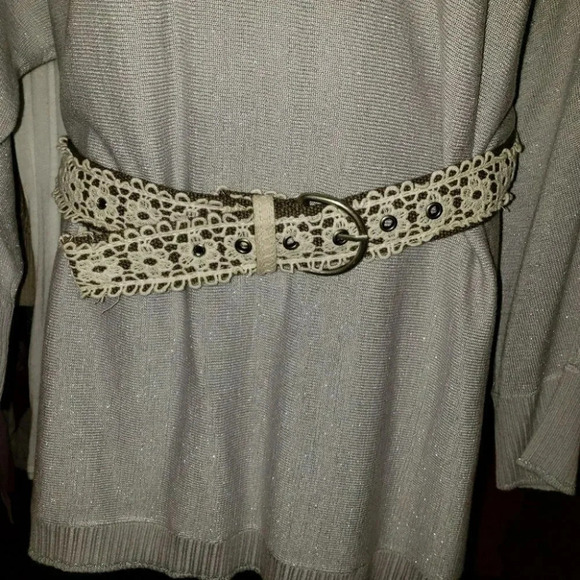 Lace belt with brown backing size 3-5 - Picture 1 of 5